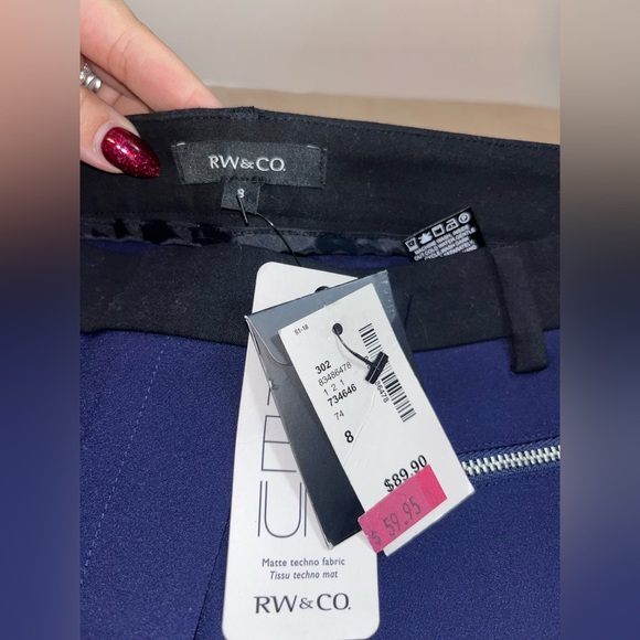 Mid rise straight leg pants sz. 8 - Picture 6 of 7